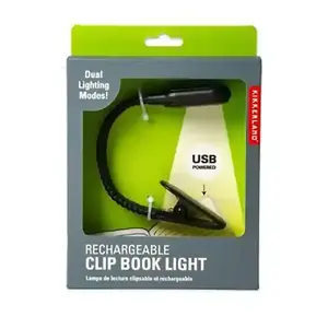 RECHARGEABLE CLIP BOOK LIGHT B