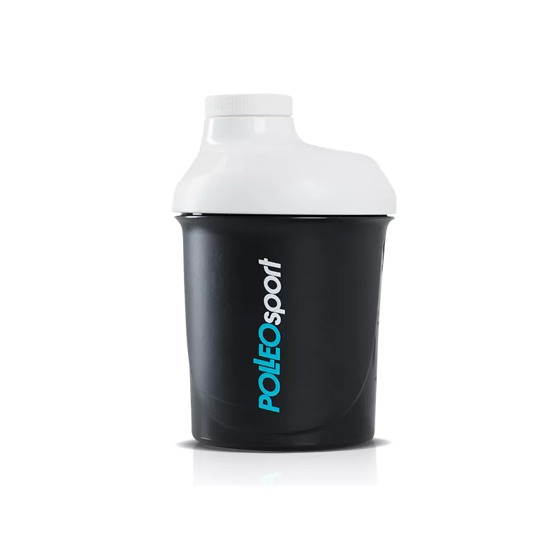 Polleo Sport shaker 300ml NANO WAVE Crni