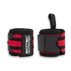 Scitec Wrist wraps with velcro Black NEW