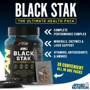 Black Stak Multivitamin - 30 pack.