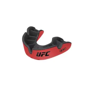 OPRO SELF-FIT SILVER UFC Red/Black