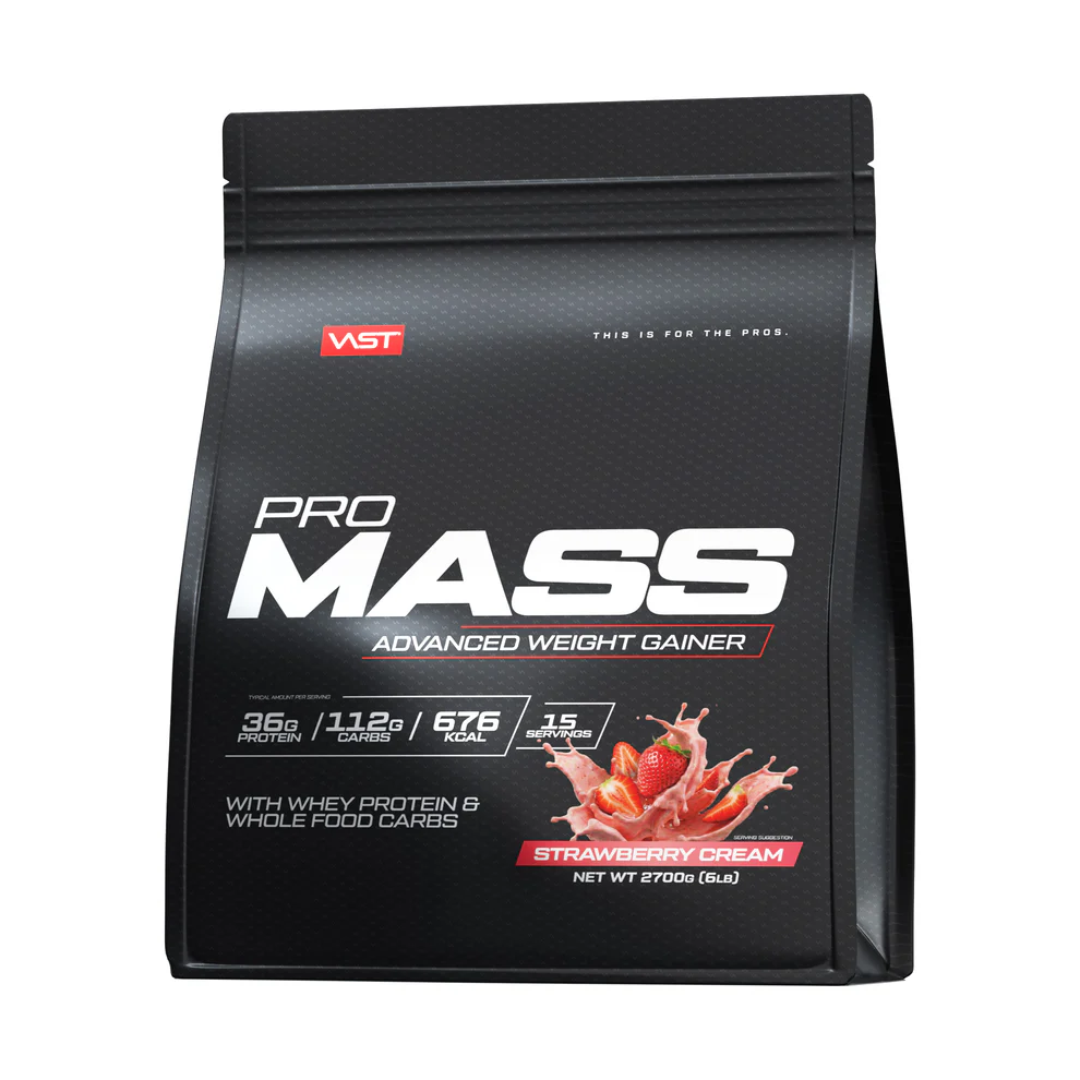 VAST Pro MASS, Strawberry Cream, 2700g Bag