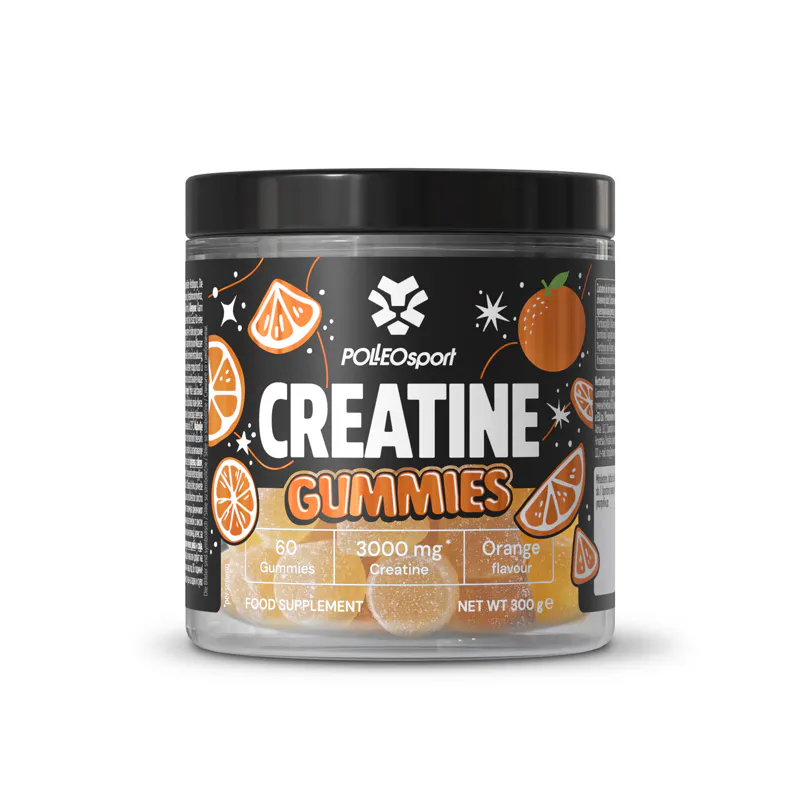 Polleo Creatine Gummies 60 gummies Orange