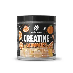 Polleo Creatine Gummies 60 gummies Orange