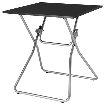 Sklopivi sto, crna, 67x67 cm
