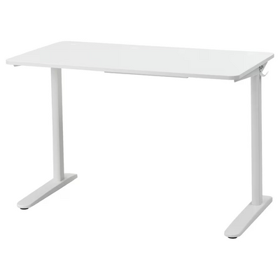 Radni sto, bijela, 117x60 cm