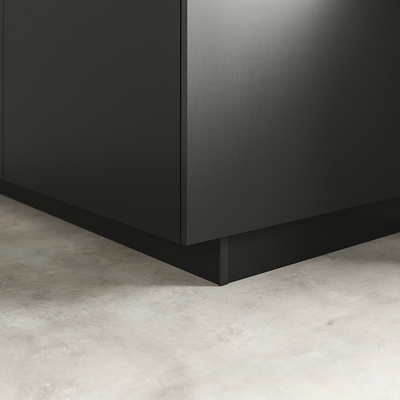 Sokla, matirano boja antracita, 220x8 cm