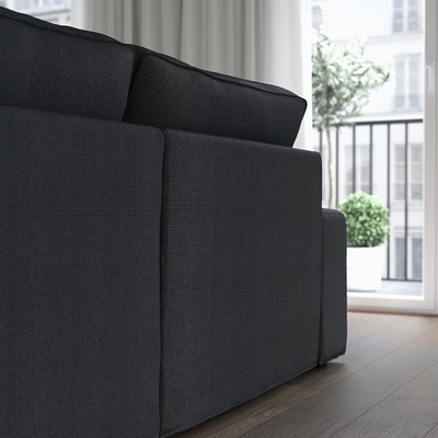 Sofa 4-sjed i lenjivac, Tresund boja antracita