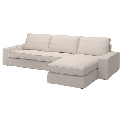 Sofa 4-sjed i lenjivac, Tresund svijetlobež