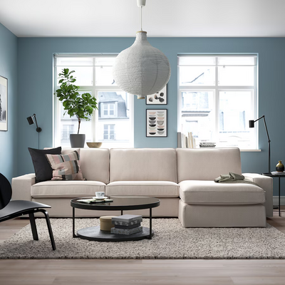 Sofa 4-sjed i lenjivac, Tresund svijetlobež