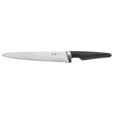Nož za hleb, crna, 23 cm