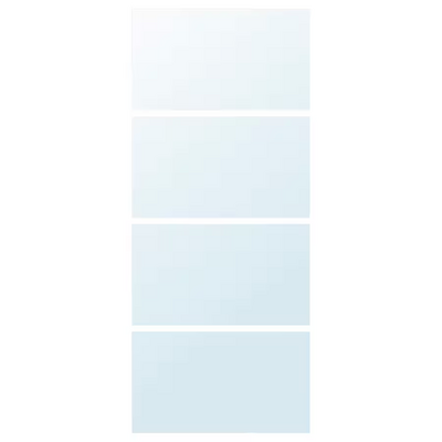 4 panela za okvir kliznih vrata, ogledalo, 100x236 cm