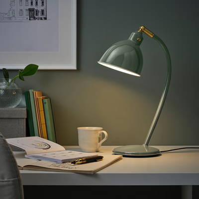Lampa za radni sto, sivozelena