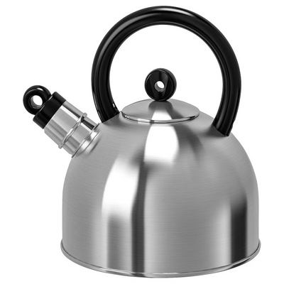 Kuvalo, nerđajući čelik/crna, 2 l