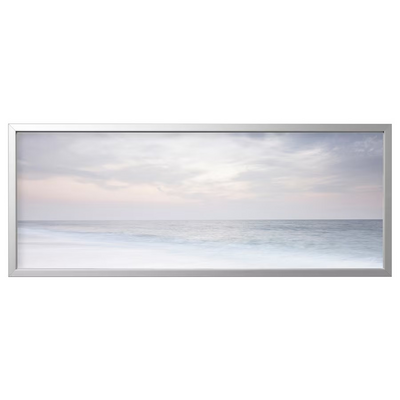 Slika u ramu, mirno more/boja aluminijuma, 140x56 cm
