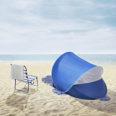 Iskočno šatorsko krilo za plaže, plava