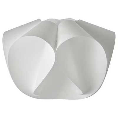 Abažur visilice, bijela, 50 cm
