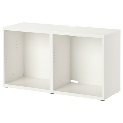 TV stalaža, bijela, 120x40x64 cm