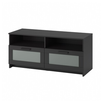 TV stalaža, crna, 120x41x53 cm