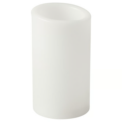 LED top svijeća, bijela/u kući, 14 cm