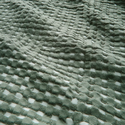 Prekrivač, zeleno-siva/bijela, 230x250 cm