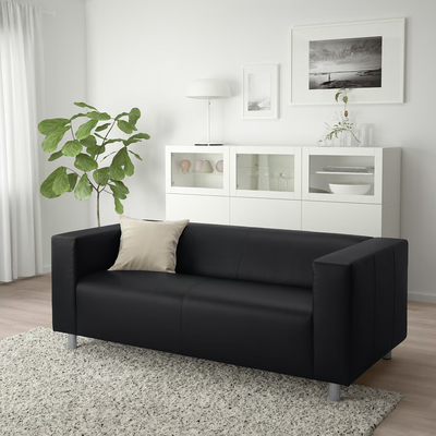 Sofa dvosed, Bomstad crna