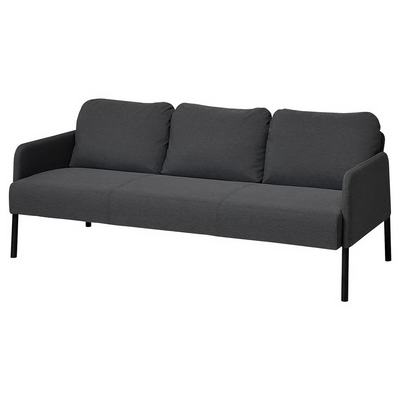 Sofa trosjed, Knisa tamnosiva