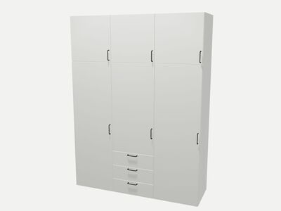 Garderober 180x57x241 cm