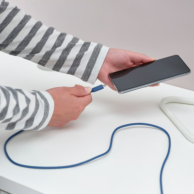 Kabl USB-C - kabl USB-C, plava, 1 m