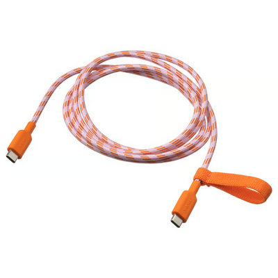 Kabl USB-C - kabl USB-C, narandžasta/roze, 1.5 m