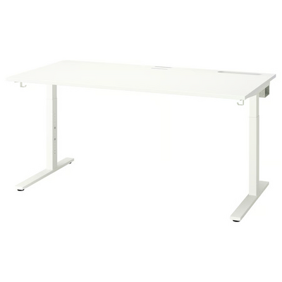 Radni sto, bijela, 160x80 cm