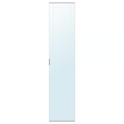 Vrata s ogledalom, siva, 50x229 cm