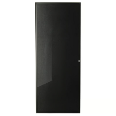 Staklena vrata, crna, 40x97 cm