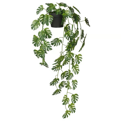 Veštačka biljka u saksiji, unutra/spolja viseće/monstera, 9 cm