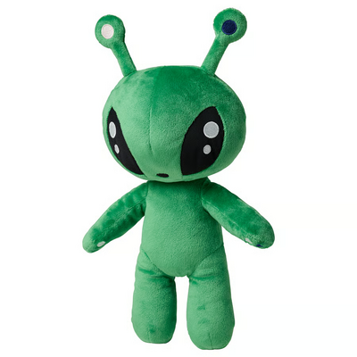 Plišana igračka, vanzemaljac/zelena, 34 cm