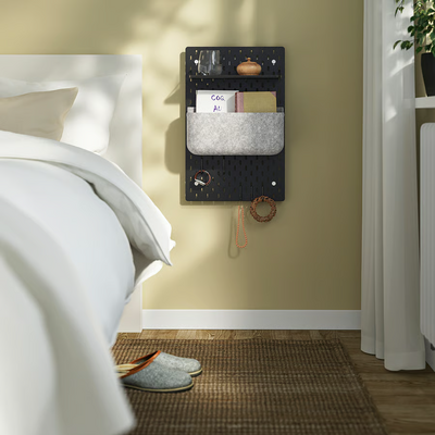 Izložbena polica, crna