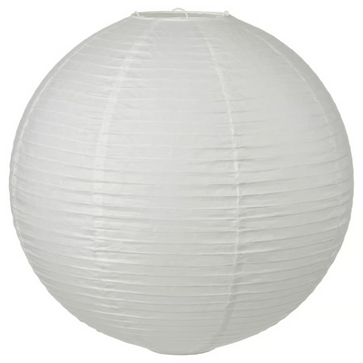 Abažur visilice, bela/ručni rad, 45 cm