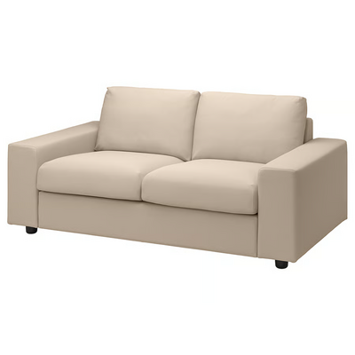 Sofa dvosjed, sa širokim rukohvatima/Hallarp bež