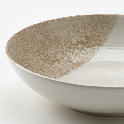 Duboki tanjir, dezenirano/svijetlobež, 19 cm