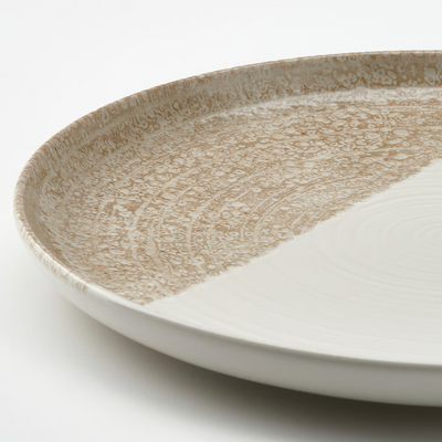 Desertni tanjir, dezenirano/svijetlobež, 20 cm