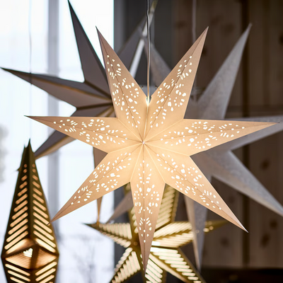 Abažur, čipka bijela, 70 cm