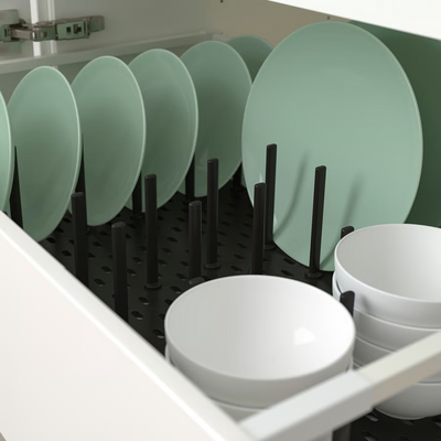 Perforirani organizator za fioku, boja antracita, 80 cm