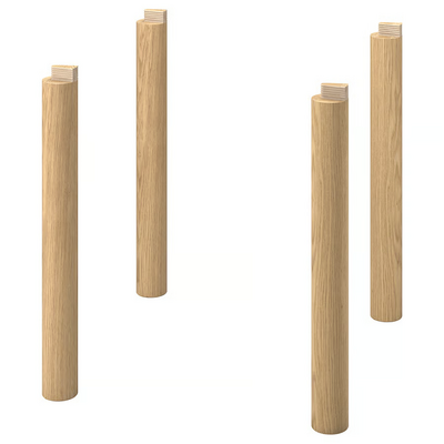 Nogar, hrastov furnir, 70 cm