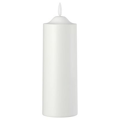 LED top svijeća, na baterije bijela, 19 cm