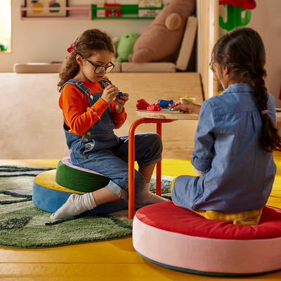 Podni jastuk, 3 kom., može se naslagati/raznobojno