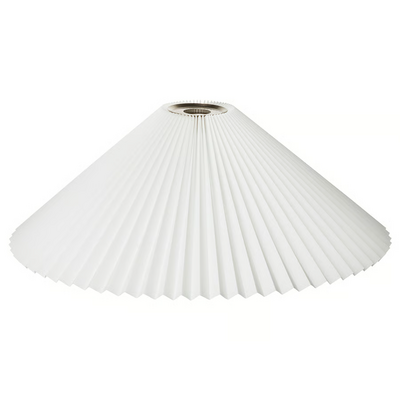 Abažur visilice, plisirano bijela, 59 cm
