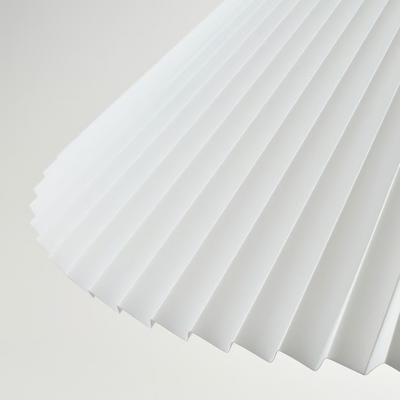 Visilica, plisirano bijela, 59 cm