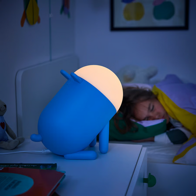 LED stona lampa, podesivog intenziteta/pas plava