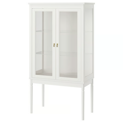 Vitrina, prljavobijela, 87x45x161 cm