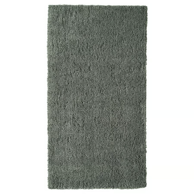 Tepih, visoki flor, tamnosiva, 80x150 cm